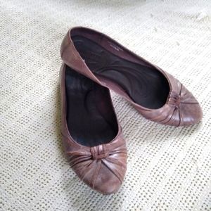 Born ballet flats taupe brown grey